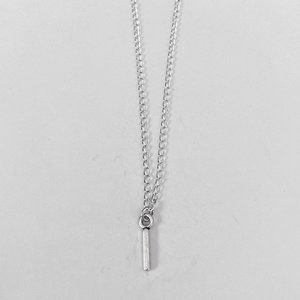 3 for $49 New Silver "I" Initial Necklace